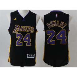 Los Angeles Lakers #24 Kobe Bryant Black Stitched NBA Jersey
