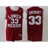 Los Angeles Lakers #33 Kobe Bryant Red Middle School Stitched NBA Jersey