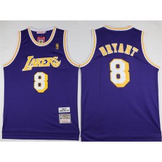 Los Angeles Lakers #8 Kobe Bryant Purple Stitched NBA Jersey