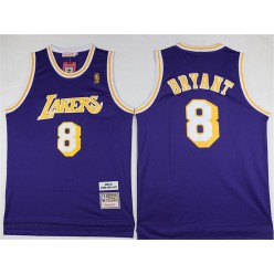 Los Angeles Lakers #8 Kobe Bryant Purple Stitched NBA Jersey