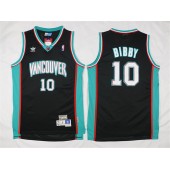 Memphis Grizzlies #10 Mike Bibby Black 2015 Stitched NBA Jersey