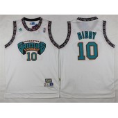 Memphis Grizzlies #10 Mike Bibby White Stitched NBA Jersey