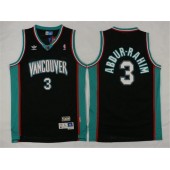 Memphis Grizzlies #3 Shareef Abdur-Rahim Black 2015 Stitched NBA Jersey