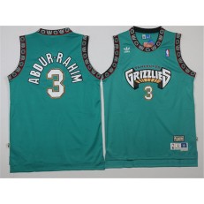 Memphis Grizzlies #3 Shareef Abdur-Rahim Green Stitched NBA Jersey