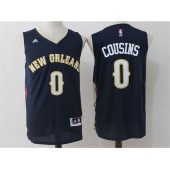 New Orleans Pelicans #0 DeMarcus Cousins Navy Blue Stitched NBA Jersey