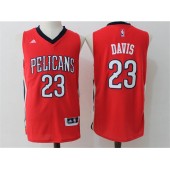 New Orleans Pelicans #23 Anthony Davis Red Alternate Stitched NBA Jersey
