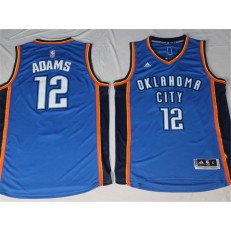 Oklahoma City Thunder #12 Steven Adams new Blue NBA Jersey