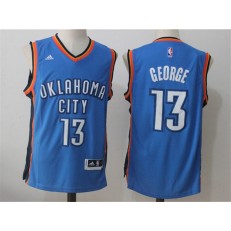 Oklahoma City Thunder #13 Paul George new Blue NBA Jersey