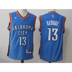 Oklahoma City Thunder #13 Paul George new Blue NBA Jersey