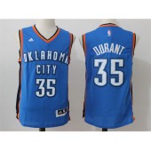 Oklahoma City Thunder #35 Kevin Durant new Blue NBA Jersey