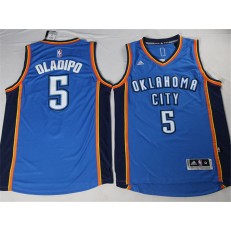 Oklahoma City Thunder #5 Victor Oladipo new Blue NBA Jersey