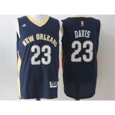 Revolution 30 New Orleans Pelicans #23 Anthony Davis Navy Blue Stitched NBA Jerseys