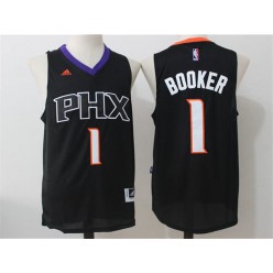 Phoenix Suns #1 Devin Booker Black Stitched NBA Jersey
