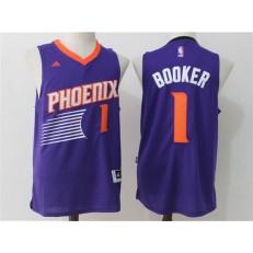 Phoenix Suns #1 Devin Booker Purple 2015 NBA Jersey