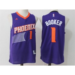 Phoenix Suns #1 Devin Booker Purple 2015 NBA Jersey