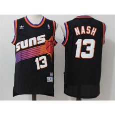 Phoenix Suns #13 Steve Nash Black Throwback Stitched NBA Jersey