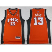 Phoenix Suns #13 Steve Nash Orange Stitched NBA Jersey