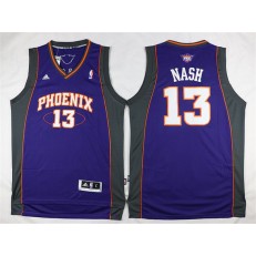 Phoenix Suns #13 Steve Nash Purple Stitched NBA Jersey