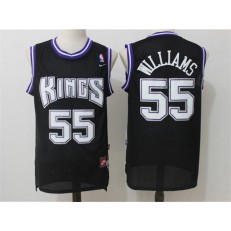 Sacramento Kings #55 Jason Williams Stitched Black NBA Jersey
