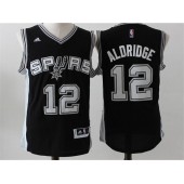 San Antonio Spurs #12 LaMarcus Aldridge Black 2017 Stitched NBA Jersey