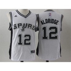 San Antonio Spurs #12 LaMarcus Aldridge White 2017 Stitched NBA Jersey