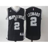 San Antonio Spurs #2 Kawhi Leonard Black 2017 Stitched NBA Jersey