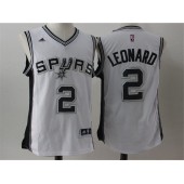 San Antonio Spurs #2 Kawhi Leonard White 2017 Stitched NBA Jersey