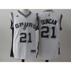 San Antonio Spurs #21 Tim Duncan White 2017 Stitched NBA Jersey
