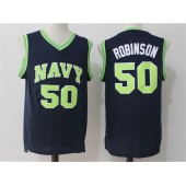 San Antonio Spurs #50 David Robinson Navy Blue Stitched NBA Jersey