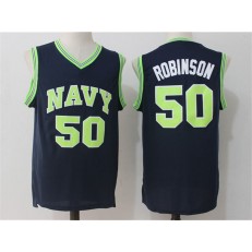 San Antonio Spurs #50 David Robinson Navy Blue Stitched NBA Jersey
