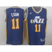 Utah Jazz #11 Dante Exum  Purple 2015 Stitched NBA Jersey