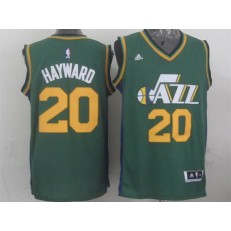 Utah Jazz #20 Gordon Hayward Green 2015 Stitched NBA Jersey