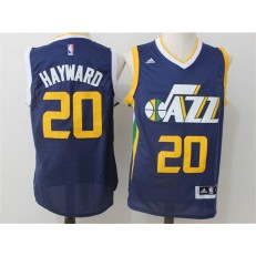 Utah Jazz #20 Gordon Hayward Purple 2015 Stitched NBA Jersey