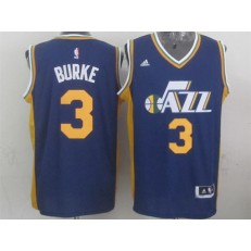 Utah Jazz #3 Trey Burke Purple 2015 Stitched NBA Jersey