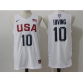 Nike Team USA 10 Kyrie Irving White 2016 Dream Team Game NBA Jersey