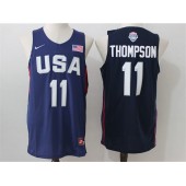 Nike Team USA 11 Klay Thompson Navy Blue 2016 Dream Team Stitched NBA Jersey