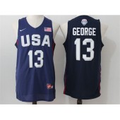 Nike Team USA 13 Paul George Navy Blue 2016 Dream Team Stitched NBA Jersey