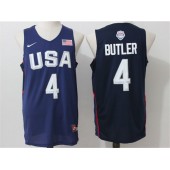 Nike Team USA 4 Jimmy Butler Navy Blue 2016 Dream Team Stitched NBA Jersey