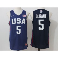 Nike Team USA 5 Kevin Durant Navy Blue 2016 Dream Team Stitched NBA Jersey