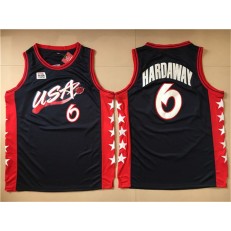 Nike Team USA 6 Penny Hardaway Navy Blue 1996 Dream Team Stitched NBA Jersey