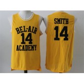 Movie Bel Air Academy #14 Smith Gold Stitched Basketball Jersey