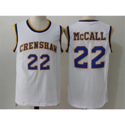 Movie Crenshaw #22 McCall White Stitched Basketball Jersey