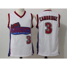 Movie Like Mike Los Angeles Knights #3 Calvin Cambridge White Stitched Basketball Jersey