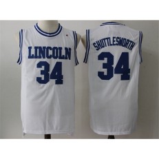 Movie Lincoln He Got Game #34 Jesus Shuttlesworth White Stitched Basketball Jersey