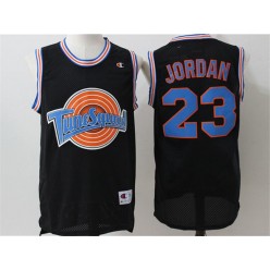 Movie Space Jam Tune Squad #23 Michael Jordan Black Stitched Basketball Jersey