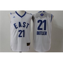 Chicago Bulls #21 Jimmy Butler White 2016 NBA All Star Jersey