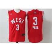 Los Angeles Clippers #3 Chris Paul Red 2016 NBA All Star Jersey