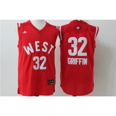 Los Angeles Clippers #32 Blake Griffin Red 2016 NBA All Star Jersey