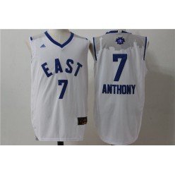 New York Knicks #7 Carmelo Anthony White 2016 NBA All Star Jersey