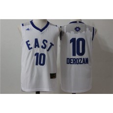 Toronto Raptors #10 DeMar DeRozan White 2016 NBA All Star Jersey
